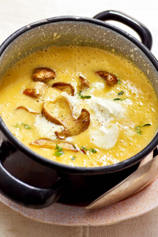 Kartoffelsuppe mit Steinpilzen Kartoffelsuppe mit Steinpilzen