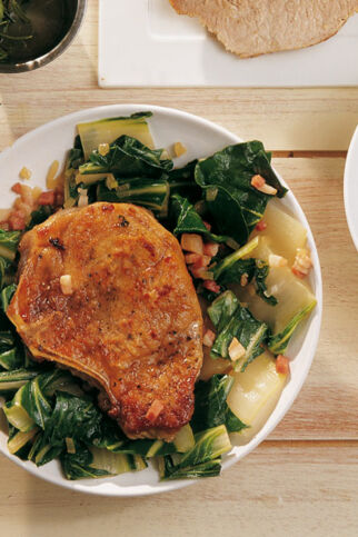 Schweinekoteletts mit Honig
