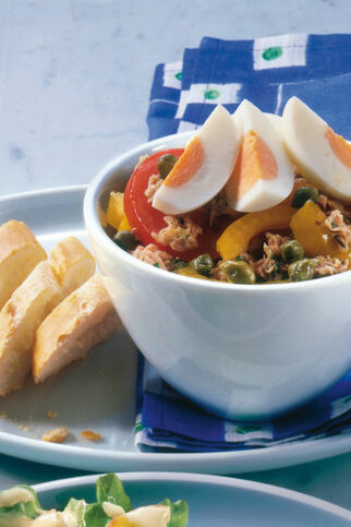 Tunfischsalat mit Paprika Tunfischsalat mit Paprika