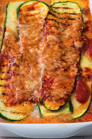 Überbackene Zucchini Überbackene Zucchini