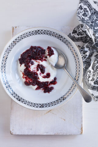 Bratapfel-Brombeer-Konfitüre Bratapfel-Brombeer-Konfitüre