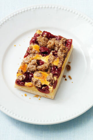 Schokoladen-Kirsch-Blechkuchen