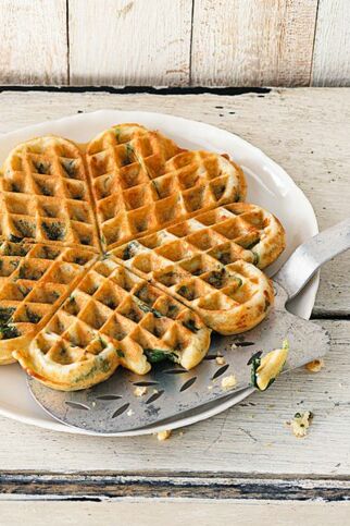 Spinatwaffeln Spinatwaffeln