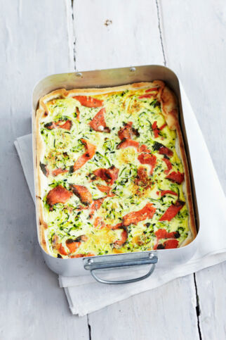 Lachs-Zucchini-Quiche Lachs-Zucchini-Quiche