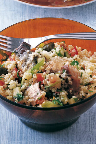 Couscoussalat mit Sardinen Couscoussalat mit Sardinen