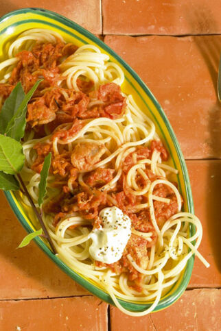 Rotbarsch-Bolognese Rotbarsch-Bolognese