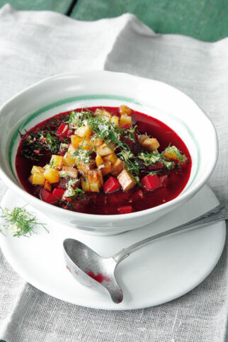 Kleiner Rote-Bete-Topf mit Dill-Gremolata Kleiner Rote-Bete-Topf mit Dill-Gremolata