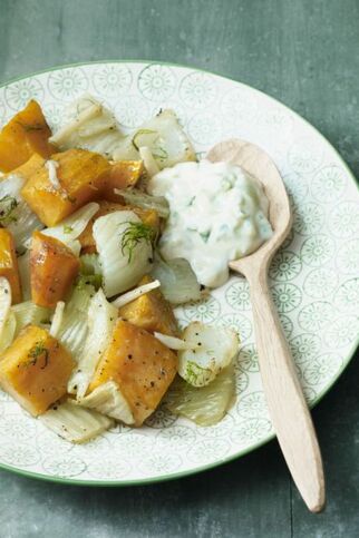 Ofengemüse mit Senfdip Ofengemüse mit Senfdip