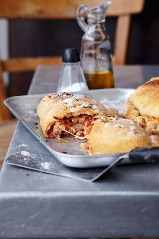 Deftig gefüllte Calzone Deftig gefüllte Calzone