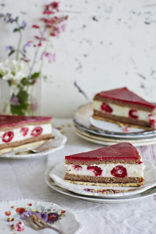 Himbeersahne-Torte Himbeersahne-Torte