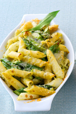 Penne-Spargel-Gratin