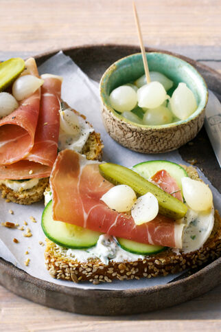 Abendbrote mit Schinken Abendbrote mit Schinken