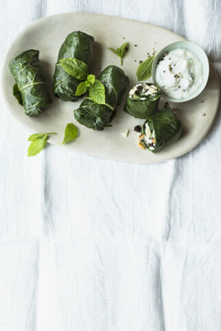 Kohlrabiröllchen Kohlrabiröllchen