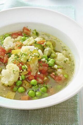 Sommergemüsesuppe mit Gremolata Sommergemüsesuppe mit Gremolata