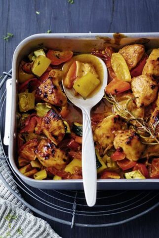 Hähnchen-Gemüse-Auflauf Hähnchen-Gemüse-Auflauf