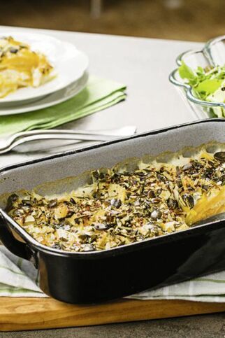 Kartoffel-Kürbis-Gratin