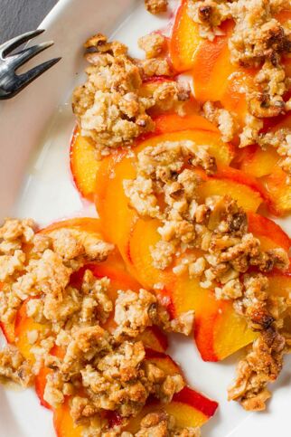 Gratinierte Pfirsiche Gratinierte Pfirsiche