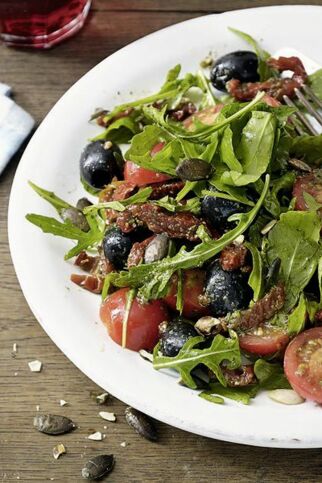 Rucola-Tomaten-Salat Rucola-Tomaten-Salat