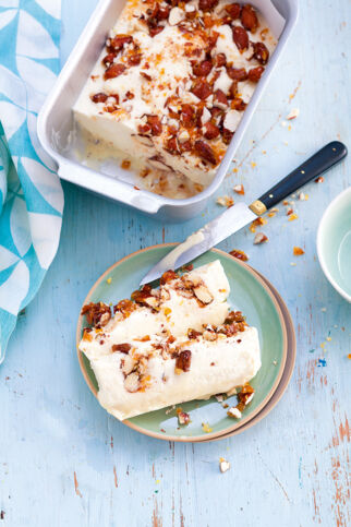 Parfait von gebrannten Mandeln Parfait von gebrannten Mandeln