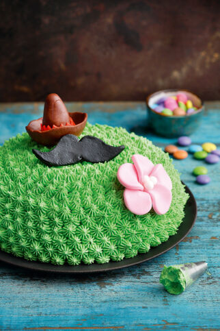 "Achtung: stachelig!"-Motivtorte "Achtung: stachelig!"-Motivtorte