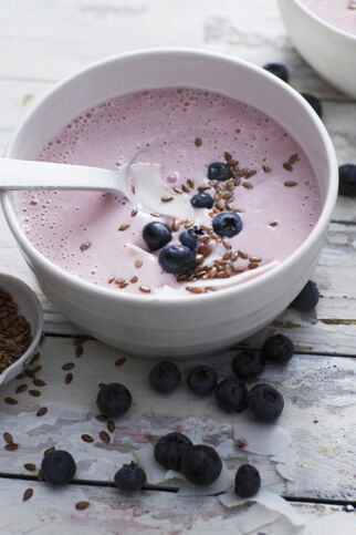 Himbeer-Smoothie-Bowl Himbeer-Smoothie-Bowl