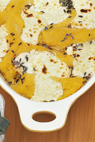 Polenta-Gratin mit Ziegenkäse Polenta-Gratin mit Ziegenkäse