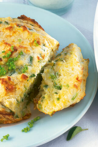Lauch-Kartoffel-Soufflé