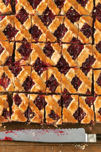 Linzer Schnitten mit Himbeerkonfitüre