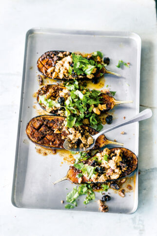Auberginen mit Chermoula Auberginen mit Chermoula
