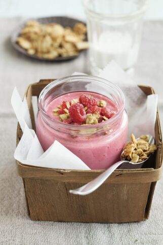 Himbeer-Smoothie-Bowl Himbeer-Smoothie-Bowl