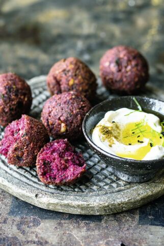 Rote-Bete-Falafel Rote-Bete-Falafel
