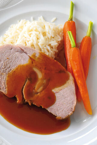 Gerollter Kalbsnierenbraten