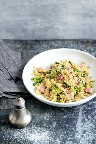 Bulgurpfanne mit Schinken Bulgurpfanne mit Schinken