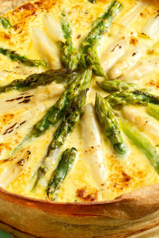 Spargel-Quiche
