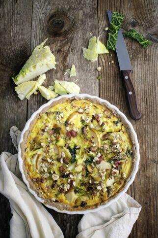 Quiche mit Wirsing Quiche mit Wirsing