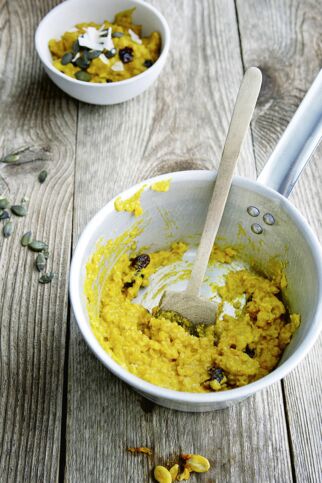 Kokos-Kürbis-Porridge Kokos-Kürbis-Porridge