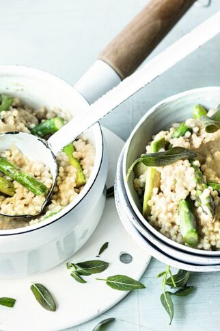 Graupen-Spargel-Risotto Graupen-Spargel-Risotto