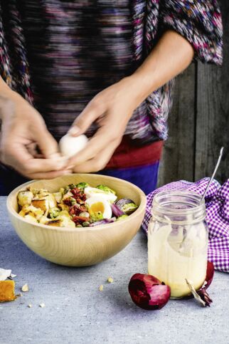 Crunchy Cabbage-Egg-Bowl Crunchy Cabbage-Egg-Bowl