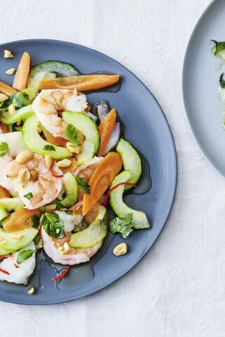 Garnelen-Möhren-Salat Garnelen-Möhren-Salat