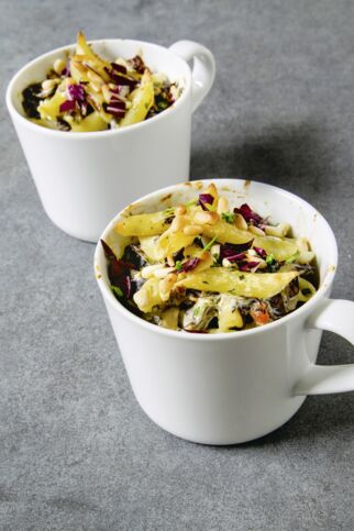 Nudelauflauf aus der Tasse Nudelauflauf aus der Tasse