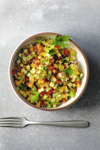 Bunter Paprikasalat Bunter Paprikasalat