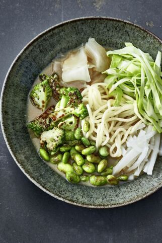 Grüne Gemüse Ramen Grüne Gemüse Ramen