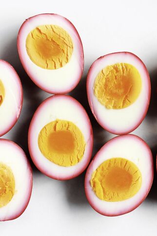 Rote-Bete-Eier Rote-Bete-Eier