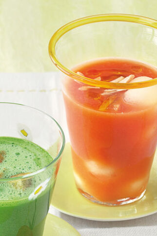 Tomaten-Melonen-Suppe Tomaten-Melonen-Suppe