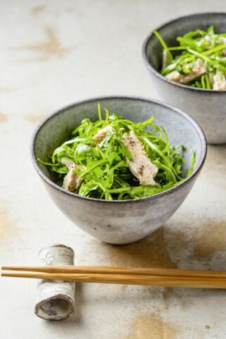 Hähnchensalat mit Wasabi-Dressing Hähnchensalat mit Wasabi-Dressing