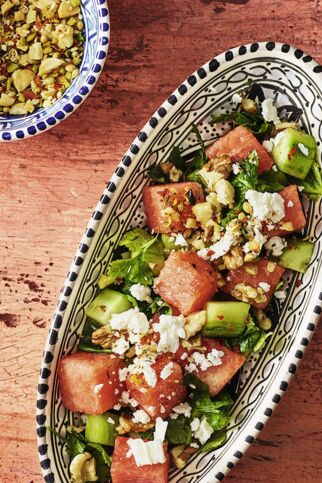 Gurken-Melonen-Salat