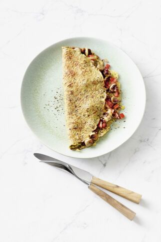 Gefüllte Eierkuchen Gefüllte Eierkuchen