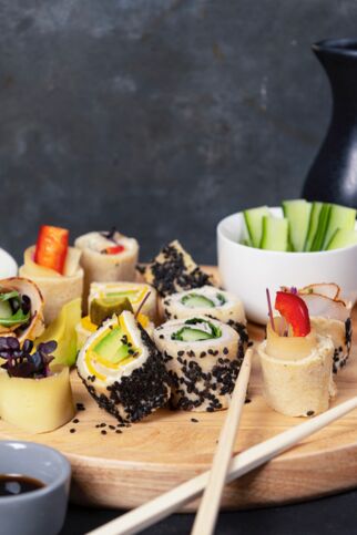 Käse-Sushi Käse-Sushi