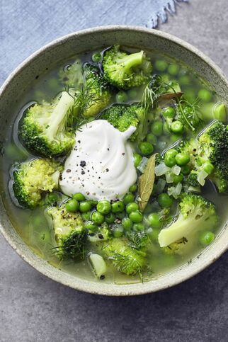 Brokkoli-Erbsen-Suppe Brokkoli-Erbsen-Suppe