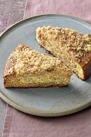 Birnen-Bröselkuchen Birnen-Bröselkuchen